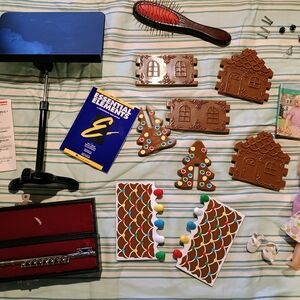 American Girl RETIRED modern gift set accessories flute Kit mini doll 31 PC lot